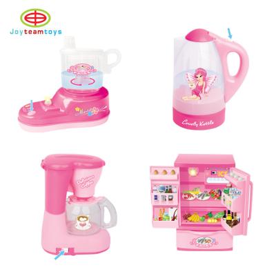 China Plastic Kitchen Toys Set 2019 Happy Kitchen Toys Home Appliance Toys Set With Lights for sale