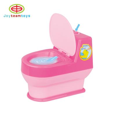 China Plastic simulation pretend toys carry closestool toys for kids for sale