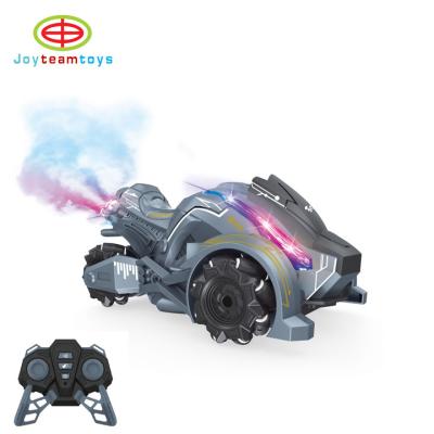 China RC Model Hobby 1:16 4WD RC Stunt Motorcycle With Music Lighting 2.4G Remote Control Motorbike Stunt Cars 360 Rotating Drift Stunt Car for sale