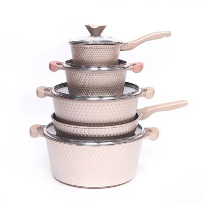 China Factory Price Sustainable Ear Soup Pot Double Milk Pot Cookware Sets Wholesale for sale