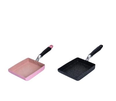 China Viable Japanese Tamagoyaki Omelet Pan Egg Frying Pan Granite Coating Square Rectangular for sale