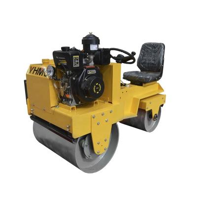 China Building material shops small ride on the road roller for sale