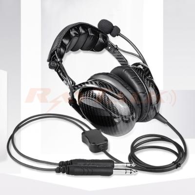 China General PNR Aircraft Carbon Fiber Ultralight Ultralight Aviation Headset Headset With Dual GA Plug for sale