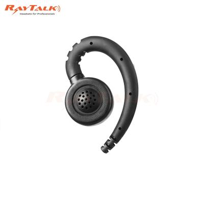 China Ear Hook C Ring Swivel Listen Alone Earphone Speaker Remote Microphone for sale