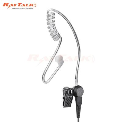 China Acoustic Earphone 2 Wire PTTs Mic Portable EM-4132 Two Way Radio Air Tube Earpiece for sale