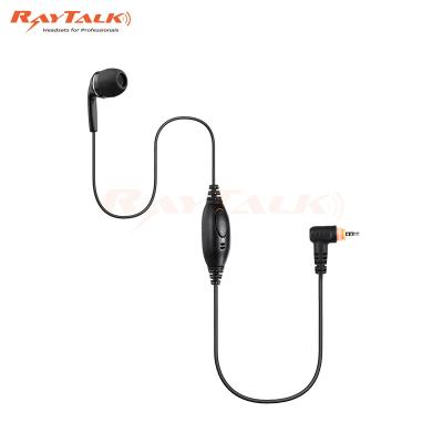 China Durable Bud Earpiece Two Way Radio Earphone Monitoring Earphone EM-1928 with Rubber Cover for Motorola SL4000 for sale