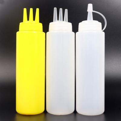 China food & Beverage Packaging 1 Liter Plastic Squeeze Bottle BBQ Sauce Bottles for sale