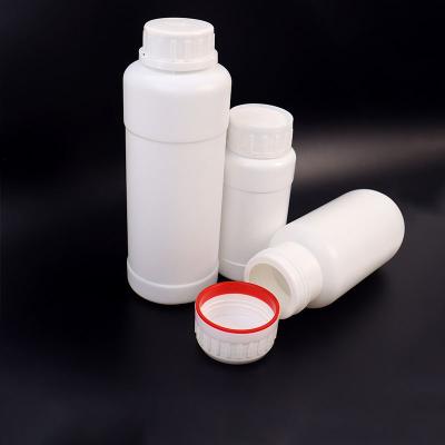 China 1.2L pe white empty plastic laundry medicine bottle liquid detergent bottle packaging for sale