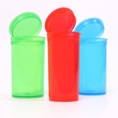 China Medicine plastic pill bottles with empty caps for medicine prescription 16 drachmae for sale