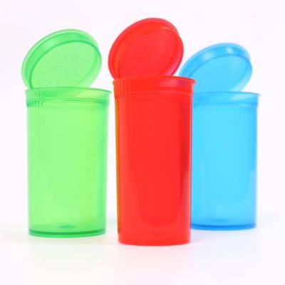 China Blank Medicine Pill Bottles With Caps 8-Dram Orange Prescription Medication Vials Containers for sale