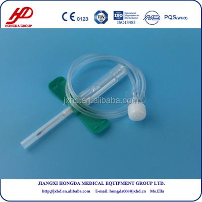 China Stainless Steel And PVC CE ISO Approved Safety Butterfly Scalp Vein Sets For Single Use for sale