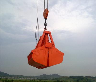 China 25T Industrial Clamshell Electro Hydraulic Grabs / Grapple for Ship Crane 6 - 12m³ for sale