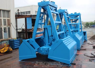 China SWL 20T 6 - 10M3 Remote Controlled Clamshell Grabs for Bulk Cargo of Sand or Iron Ore for sale