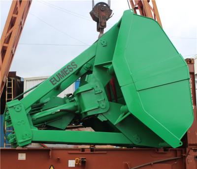 China Bulk Cargo Radio Remote Control Clamshell Grab Bucket for Ship Crane 20 Ton for sale