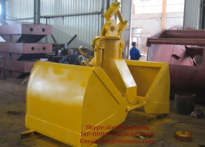 China Construction Equipments Excavator Clamshell Hydraulic Grab Bucket Customized Color for sale