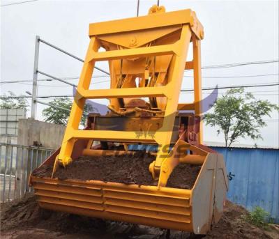 China Yellow Marine Wireless Remote Control Grab On Deck Crane for Bulk Cargo Ship for sale