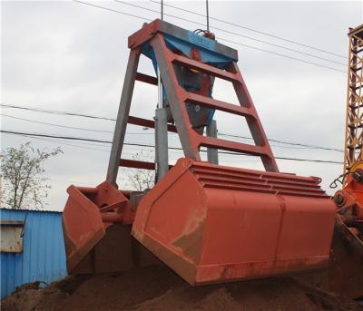 China Bulk Materials Loading Wireless Remote Controlled Clamshell Grab Bucket For Cranes for sale