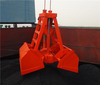 China 25T 6 - 12m³  Wireless Remote Control Grab for Loading Coal / Sand and Grain for sale