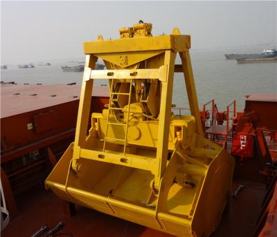 China 25T Ship Deck Crane Wireless Remote Control Grab for Port  Loading Bulk Materials for sale