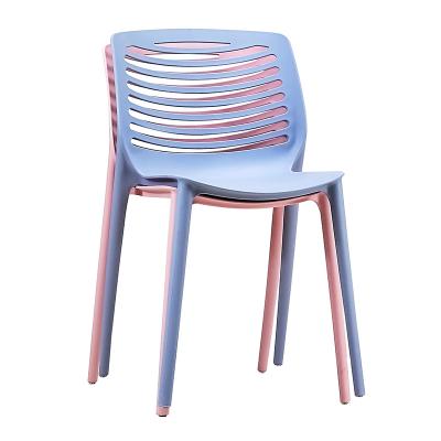 China Professional Manufacturer& Modern Design Furniture Wholesale Free Sample Full Dining Room Furniture Plastic Chairs Modern Design Cheap Dining Stackable Plastic Chair for sale