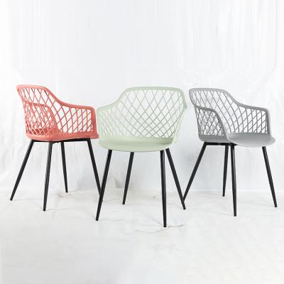 China China Supplier Modern Metal Dining Chair Designer Metal Legs Dining Chair for sale