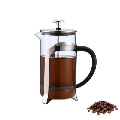 China Viable Customize French Logo Acceptable Portable Milk Maker Press Pot For Coffee Tea for sale