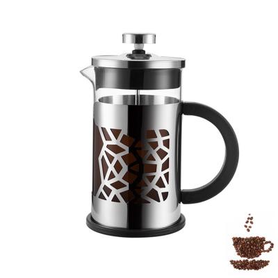 China High Heat Insulation Durable Heat Resistant Borosilicate Cafetiere Glass Coffee French Press for sale