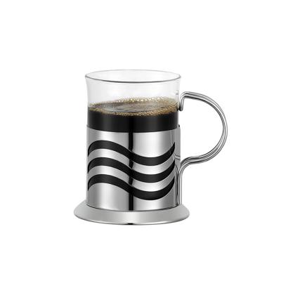 China Sustainable Customized 200ml Stainless Steel Personalized Reusable Sublimation Coffee Mug for sale