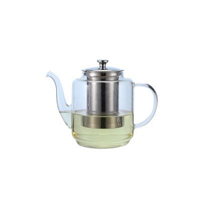 China Sustainable High Quality Durable Using Various New High Borosilicate Glass Teapot for sale