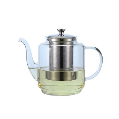 China Personalized Custom 2020 Viable Manufacturer 1800Ml Modern Coffee Glass Teapot for sale