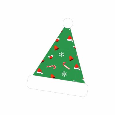 China Viable Custom Logo Adjustable Outdoor Christmas Santa Hat Pet Accessories Dog Hat for sale