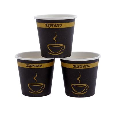 China Biodegradable Eco Friendly Single Wall Paper Cups Coffee Drinking Tea Disposable Paper Cup for sale