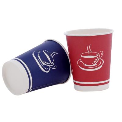 China Factory Price Disposable 8oz Paper Cups For Hot Drink Coffee Cup With Lid for sale