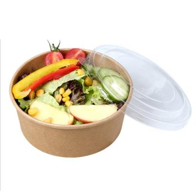 China Disposable Eco-Friendly Paper Bowl Take Out Disposable Salad Bowl Food Package for sale