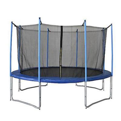 China Steel+spring+pp Galvanized 14 ft Single Rig Quality Assurance Indoor Round Trampoline With Safe Net for sale