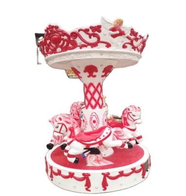 China Happy outdoor play center kids go around Christmas carousel for sale