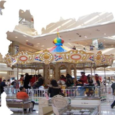 China Luna Park Indoor Outdoor Games 16 Seats Luxury Carousel Horses for sale