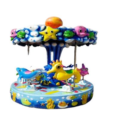 China Patio\Garden\Outdoor Kids 6 Seats Mini Ocean Theme Carousel Fairground Rides for sale