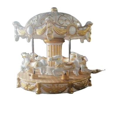 China Europe Luxury Painting 6 Seats Amusement Park Kids Carousel for sale