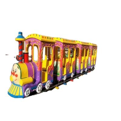 China Theme Parks Mall Kids Ride Amusement Park Rides Track Track Train Electric Riding for sale