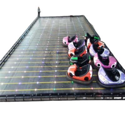 China FRP+steel Adult Dodgem Electric Ground Grid Bumper Cars With Floor for sale