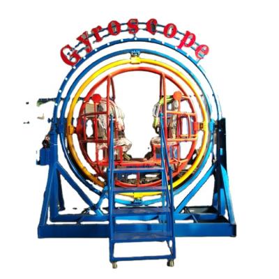 China Factory direct sales patio\garden\outdoor human fairground gyroscope ride rides space ring for sale