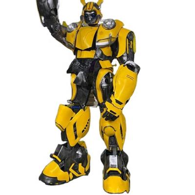 China Breathable Robot Suit Transformer Mall Amusement Park Robot Cosplay Costume for sale