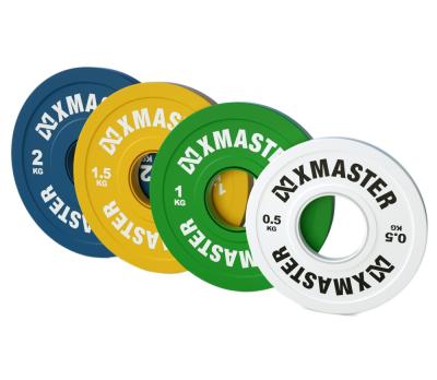 China Xmaster IWF Universal Rubber Rub Grip Plate Weightlifting Equipment for sale