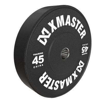 China Xmaster Eco-Friendly Pro Weight HI-TEMP Rubber Custom Crumb Free Bumper Plate for sale