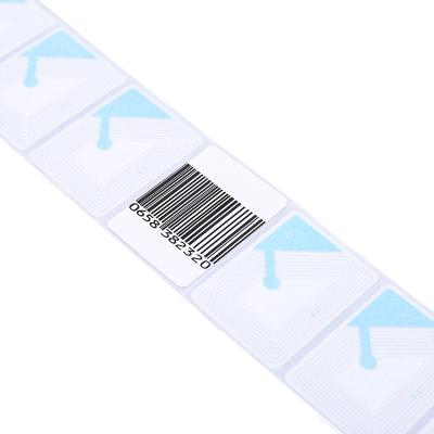 China Retail shop/supermarket rf theft sticker label/cosmetic retail store 3x4cm anti barcode sticker eas for sale