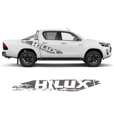 China Waterproof Car Door Stickers Zhuocai Body Stickers For Hilux 2020 Car Vinyl Sticker for sale