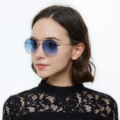 China Newest Fashion Sunglasses Quality Double Bridge Queena Gents Unisex Men Round Shaped Sunglasses 2021 New Arrivals Women for sale