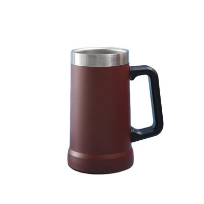 China High End Disposable 24oz Luxury Bar Wine Beer Tumbler Mug Stainless Steel Drinking Beer Mug for sale