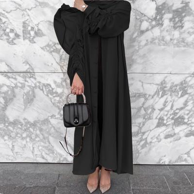 China Sheath Dubai Middle East Maxi Dress Woman Long Cardigan Patchwork Maxi Dress Autumn Maxi Dress Daily Casual Formal Daily Casual Women's ID for sale